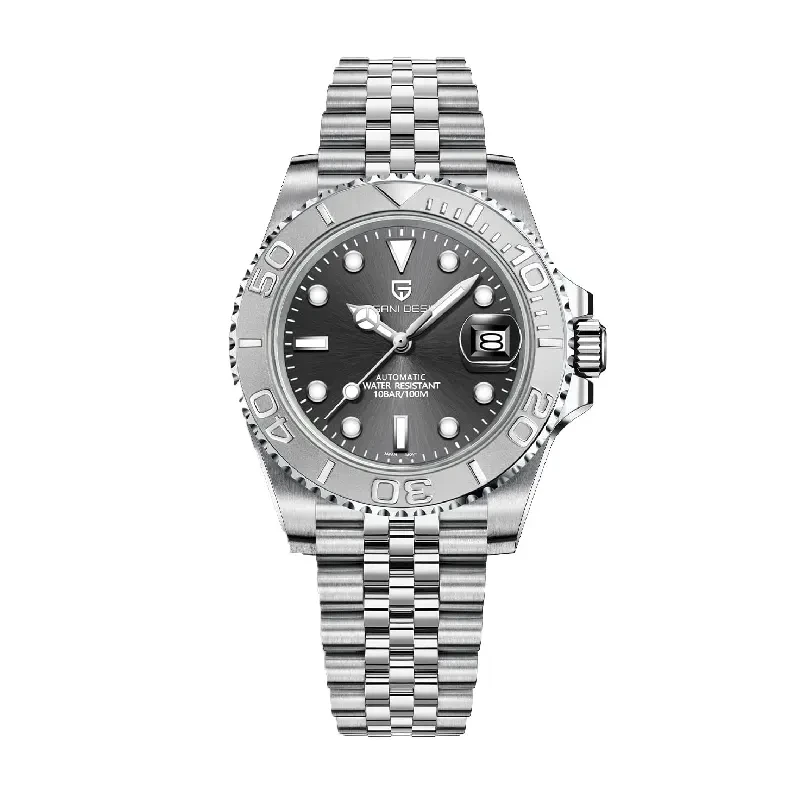 Pagani Design Yachtmaster Gray Dial Jubli Men's Watch- PD-1651
